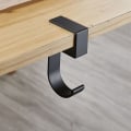 Miniatyrbild 1 av 11: 2st Bärbar hängande väska Krok Handväska Hållare Multifunktionell bordskrok black