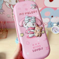 Miniatyrbild 8 av 9: Kuromi/Cinnamoroll/Pochacco Pennfodral Case 3D EVA Vattentät pennask 2