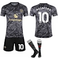 Miniatyrbild 1 av 2: 2024-2025 Manchester United Special Edition Svart Fotbollskit för Barn Vuxen No.10 RASHFORD 20