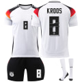 Miniatyrbild 1 av 2: UEFA EM 2024 Tyskland Fotbollströja Kit 10 Musiala 13 Muller 8 Kroos 7 HAVERTZ NO.8 KROOS 20
