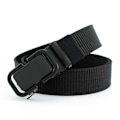 Miniatyrbild 8 av 9: Herr Canvas midjebälte Automatiskt spänne Nylon Business Casual Wild Style Jeans Byxor Midjeband black
