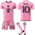Miniatyrbild 1 av 2: 2024-2025 Inter Miami CF Barnfotbollströja Hemma Nr.10 Messi 26
