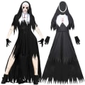 Miniatyrbild 2 av 8: Demonen Skrämmande Sinful Sister Kostymer Lady Halloween Cosplay Fancy Dress S