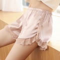 Miniatyrbild 5 av 9: Dam sovshorts Simple Home Safety Shorts Pyjamas Shorts Underkläder black M