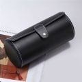 Miniatyrbild 10 av 10: 3 Slot Watch Box Resor PU Läder Roll Case Smycken Förvaring brown