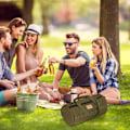 Miniatyrbild 8 av 11: Utomhus Camping Vandring Förvaring Handväska Canvas Tält Stake Verktyg Tältpinne Organizer Bag Camel