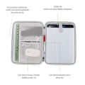 Miniatyrbild 5 av 11: Tablettfodral Case Skyddsväska USB kabelförvaring för iPad Black For 12-13 inch