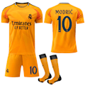 Miniatyrbild 1 av 2: 24-25 Real Madrid Bortaställ Barn Vuxen Ny Säsong Senaste Fotbollströjor Kit No.10 Modric 26