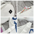 Miniatyrbild 4 av 9: Reseväskor för kvinnor Canvas Bum Bag Crossbody axelväskor white