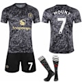 Miniatyrbilde 1 av 2: 2024-2025 Manchester United Special Edition Svart Fotballdrakt for Barn Voksen No.7 MOUNT M