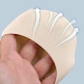 Miniatyrbild 9 av 10: Kvinnors Arch Invisible Shallow Boat Socks Mjuk svamp Osynlig Halkfri lågtoppsstrumpor Gray