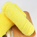 Miniatyrbild 1 av 5: 100g Chenille Guld Sammet Handvävt Garn Tjock Baby Scarf Hatt Krok Skor Tofflor Ullgarn Tuftgarn 36