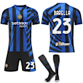 Miniatyrbild 1 av 2: Internazionale Milano Hemma Fotbollströja Barn 2024-2025 Nr 23 BARELLA 22