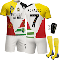 Pikkukuva 1 / 2: 2025-2026 CR7 NO.7 RONALDO Legenda Pelipaidat Lapset Aikuiset Jalkapallopaita With socks+kneepad 26