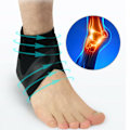 Miniatyrbild 7 av 10: 1 st Justerbart elastiskt fotledsstöd Ankelstöd Lättviktsventilerande kompression Anti stukning fotskyddsbandage Left Foot XL