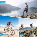 Miniatyrbild 8 av 8: Clip On Hat Polariserade solglasögon Flip-Up Cover Fiske Cykling Reser Solglasögon utomhus 08