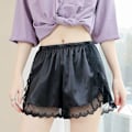 Miniatyrbild 1 av 9: Dam sovshorts Simple Home Safety Shorts Pyjamas Shorts Underkläder black M