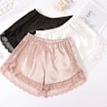 Miniatyrbild 4 av 9: Dam sovshorts Simple Home Safety Shorts Pyjamas Shorts Underkläder champagne M