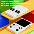 Miniatyrbild 8 av 11: Handhållet skyddsfodral Transparent skyddsfodral för handhållen spelkonsol
