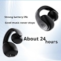 Miniatyrbild 11 av 11: Trådlösa hörlurar Clip On Bluetooth 5.4 Öppna Öra Hörlurar Skin 1 set