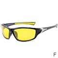 Miniatyrbild 1 av 11: Herrsport Polariserad Solglasögon Kvadratisk Utomhus Körning Fiske G yellow One-size