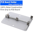 Miniatyrbild 9 av 11: PCB Kretskortshållare Lödningsplattform Universal Justerbar Reparation Cla 