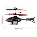 Miniatyrbild 10 av 11: Fjärrkontroll Helikopter Induktion Helikopter Suspension Aircra red with Remote control
