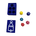 Miniatyrbild 9 av 11: Squid Game 2 Gonggi Stenar 3D-Printade Koreanska Traditionella Jack St D 1set