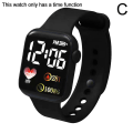 Miniatyrbild 1 av 11: Watch LED Elektronisk Watch Square Digital Watch Fo Black One size