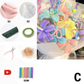 Miniatyrbild 11 av 11: Färgglad Chenille Stam Pipe Twist Stick DIY Handgjord Tulip Rose A one-size