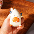 Miniatyrbild 9 av 11: 1 st latex ljudande bollformade tecknade djur Yellow chicken One-size