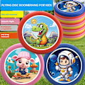 Miniatyrbild 6 av 11: Frisbee Boomerang för Barn Utomhussporter Utomhus Frisbee Kul spaceman 1pcs