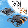 Miniatyrbild 10 av 11: Gimbal-stötfångare i aluminiumlegering för dji Avata 2 Drone Anti-Collision Protector Fast Black 1pcs