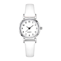 Miniatyrbild 4 av 11: Basic Quartz Watch Dam Small Square Armbandsur Läder Student Black One size
