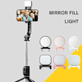 Miniatyrbild 4 av 11: Uppladdningsbar Spegel Fyllnadsljus Live Beauty LED Multi Level Justerbar Round white 1pcs