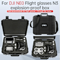 Miniatyrbild 9 av 11: Neo Case, Portabel explosionssäker förvaringslåda Neo Axelväska för DJI Neo Fly More Combo Drone och RC-N3 Fjärrkontroll Flygglasögon