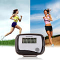 Miniatyrbild 5 av 11: LCD Digital Stegräknare Gång Kaloriräknare Avstånd Bälte pink One-size