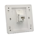 Miniatyrbild 2 av 11: Vägguttag Nätverk Ethernet LAN CA Uttag Panel Frontplatta whiteB 86mm*86mm