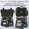Miniatyrbild 5 av 11: Neo Case, Portabel explosionssäker förvaringslåda Neo Axelväska för DJI Neo Fly More Combo Drone och RC-N3 Fjärrkontroll Flygglasögon