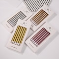 Miniatyrbild 3 av 11: Blandade 6x Tårta Ljus Set för Födelsedag Semester Tårtor 1/3/5/1 silver 6pcs