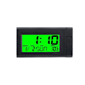 Miniatyrbild 1 av 11: 2-i-1 Digital LCD Elektronisk Klocka Termometer Bilklocka Noctilucent Dec ` green 1pcs