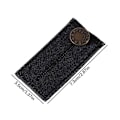 Miniatyrbild 10 av 11: Denim Knappförlängare Spänne Metall Justerbar Snabb~ black One-size