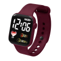 Miniatyrbild 5 av 11: Watch LED Elektronisk Watch Square Digital Watch Fo Green One size