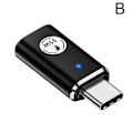 Miniatyrbild 11 av 11: 8 PIN DATA till USB C Typ C Laddningsadapter för Smart Phone iPh black 35w