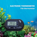 Miniatyrbild 3 av 11: Digital LCD-skärmsensor Akvarietermometer Kabelansluten Fisk Temperaturmätare Temp C5 yellow One-size