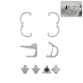 Miniatyrbild 1 av 11: Propellerskydd för DJI Neo Protection Kit*1set Anti-kollision Hot J2 R9R7 E8J7 grey For DJI Neo