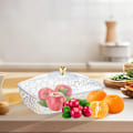 Miniatyrbild 7 av 11: 2025 Ny Rund Fruktskål Med Lock Plast Transparent Skål Mu transparentB M