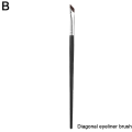 Miniatyrbild 1 av 11: Oblique Flat Sickle Blade Eyeliner Brush Flat Angle Eyebrow Brus  eyeliner brush 1pcs