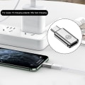 Miniatyrbild 4 av 11: 8 PIN DATA till USB C Typ C Laddningsadapter för Smart Phone iPh gray 35w
