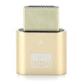 Miniatyrbild 4 av 11: 4K UHD DDC EDID HDMI Dummy Adapter Virtuell Plug Headless Display gold One-size